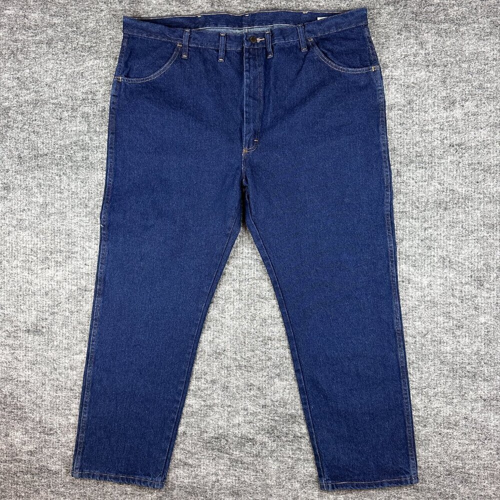 Rustler Blue Jeans 44 x 30 Straight Leg     # 0003